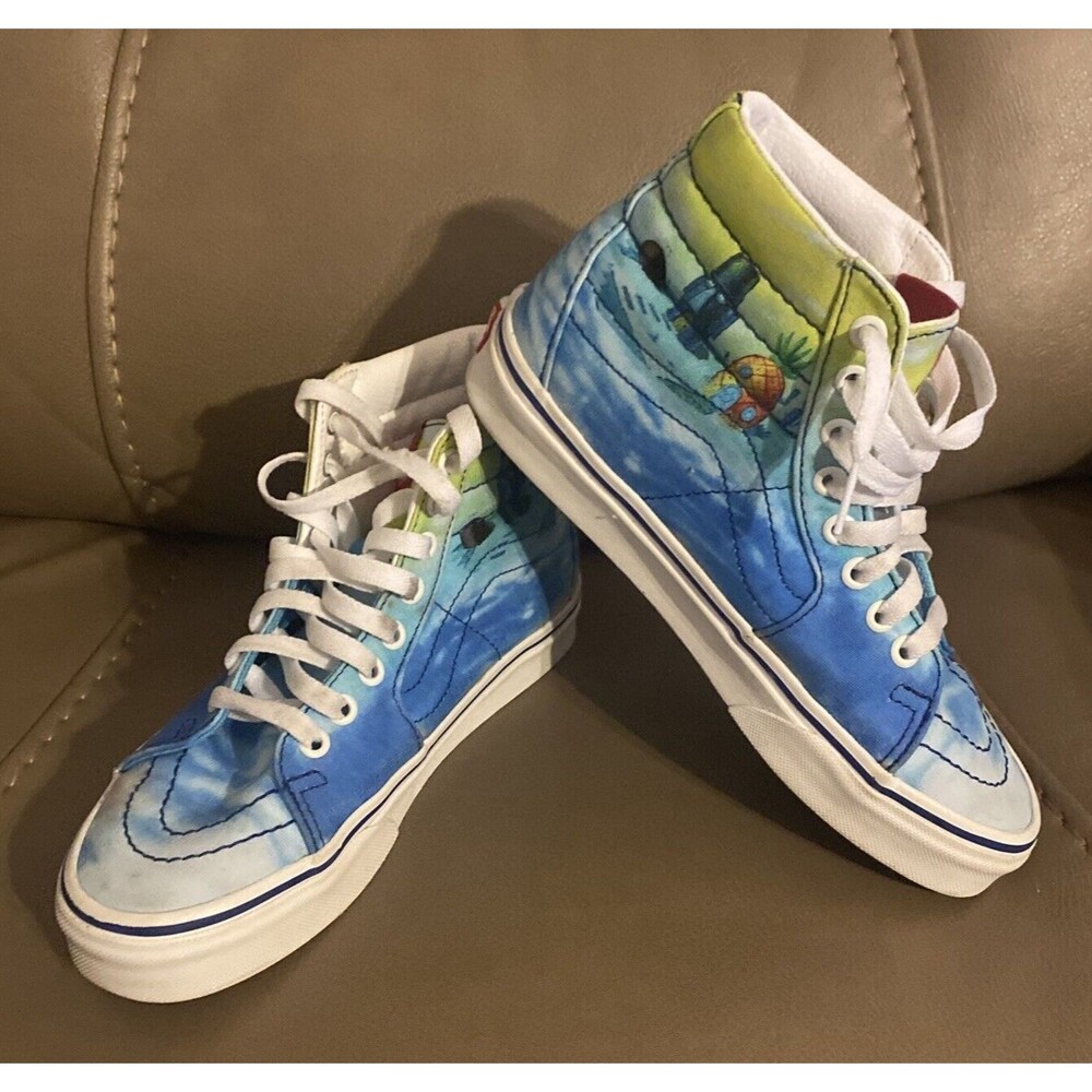 Van SpongeBob SquarePants Imagination Sk8-Hi Skate Shoes Men's 5 / Women's 6.5